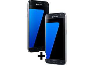SAMSUNG Galaxy S7 32 GB Doppelpack, schwarz