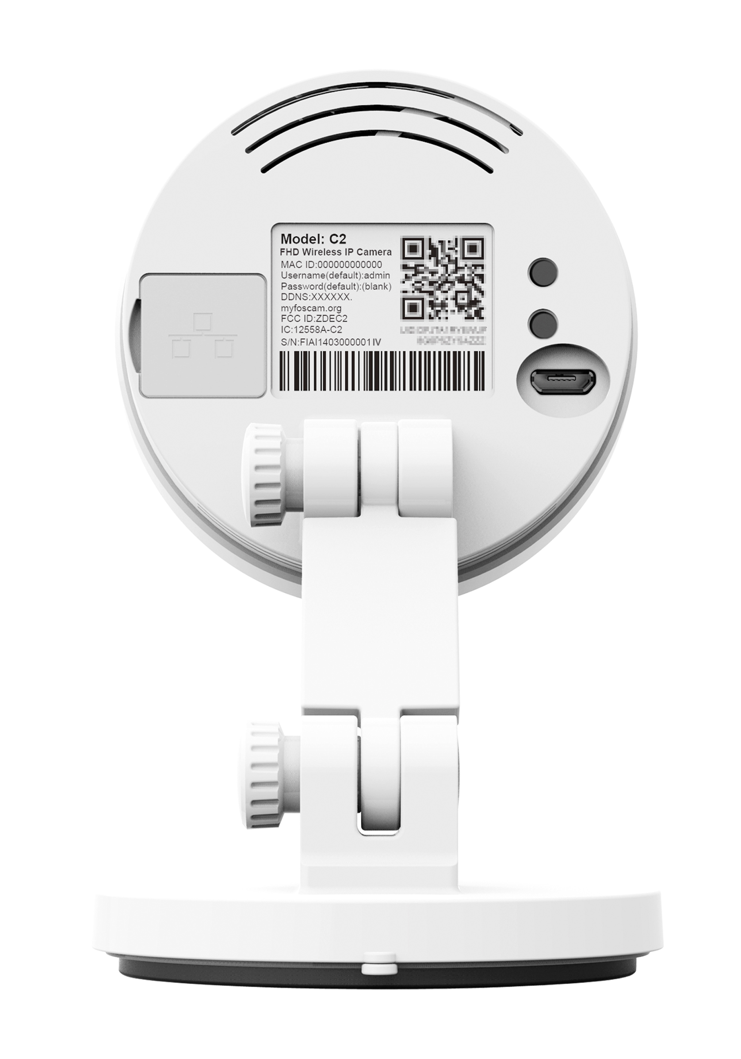FOSCAM C2 IP WLAN, Überwachungskamera