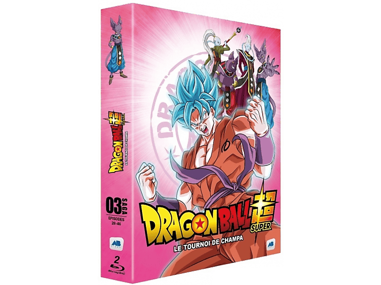 Coffret Dragon Ball Super Vol. 3 : Le tournoi de Champa, ép 28 à 46 - Blu-ray