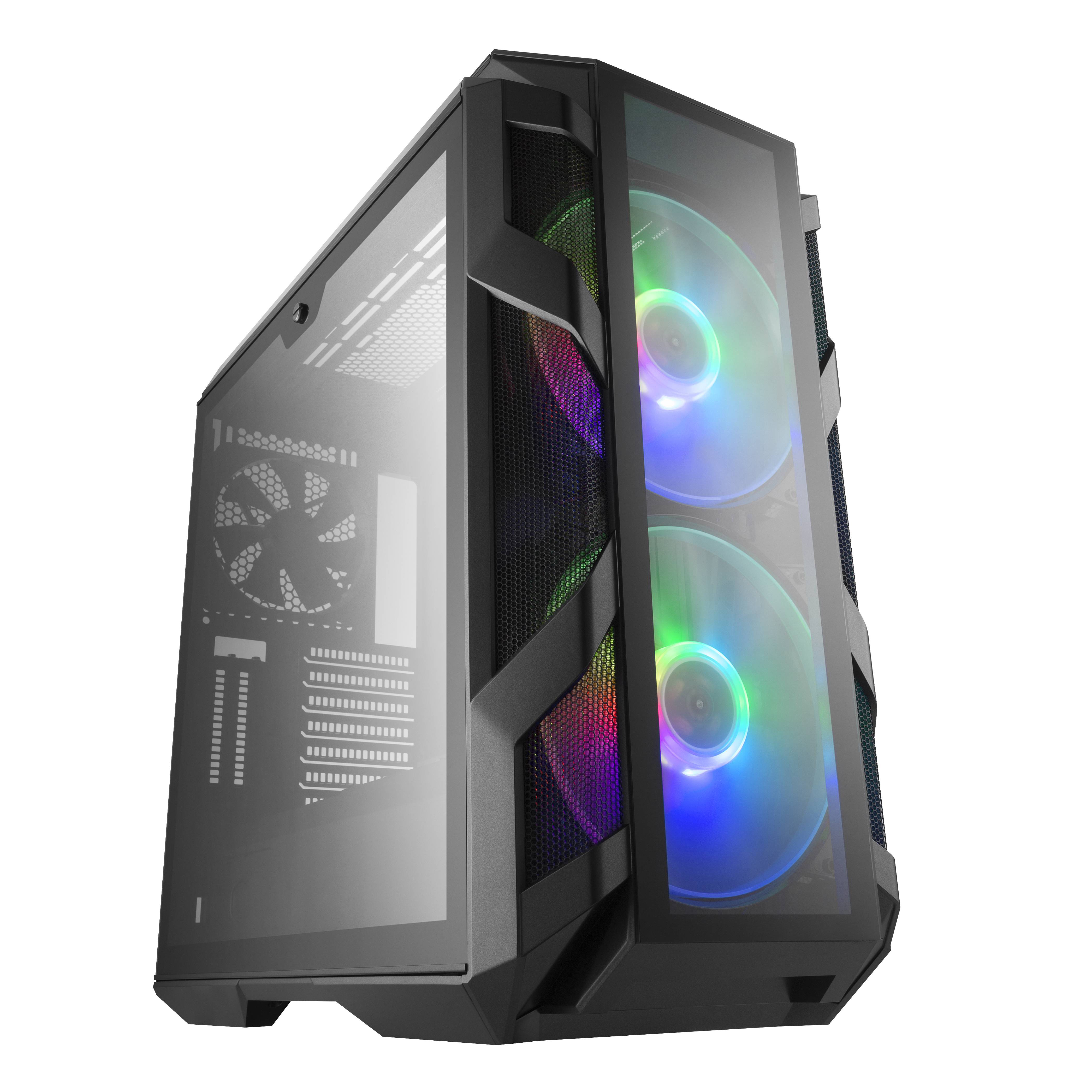 COOLER MASTER MasterCase H500M PC-Gehäuse, Dunkelgrau