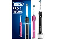 ORAL-B Pro 2950 Duo Zwart & Roze Elektrische Tandenborstel