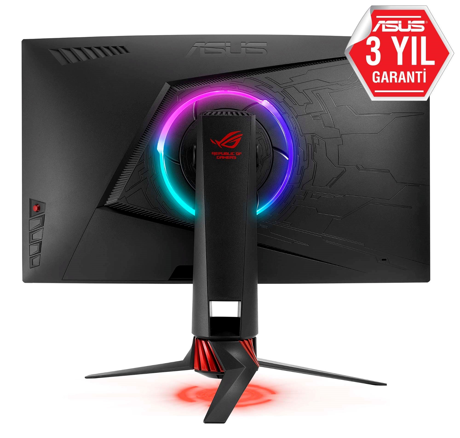 ASUS XG27VQ-WLED/VA-27"-144Hz-4ms Curved 1800R Monitör Siyah