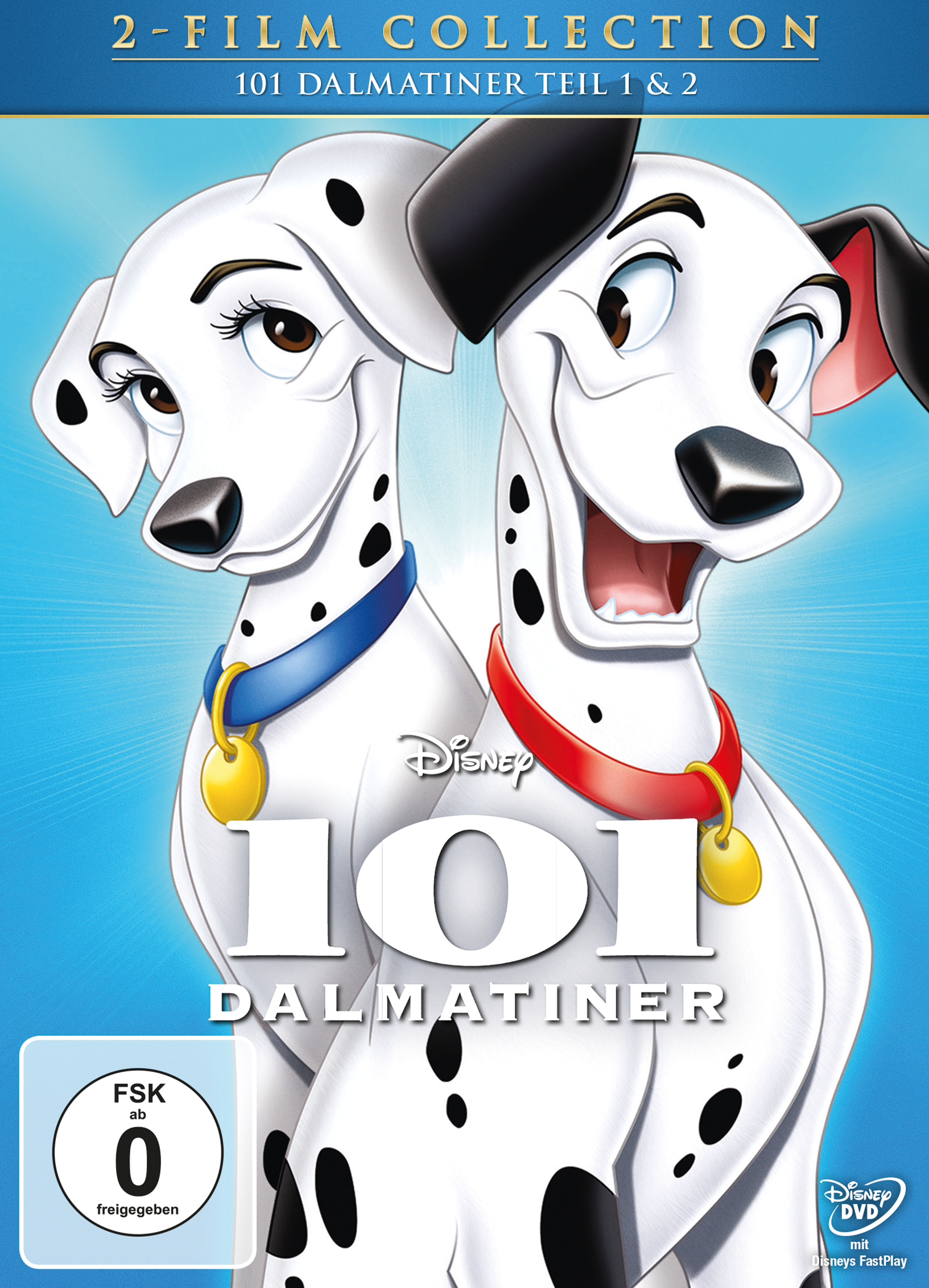 DVD 1+2 101 Dalmatiner