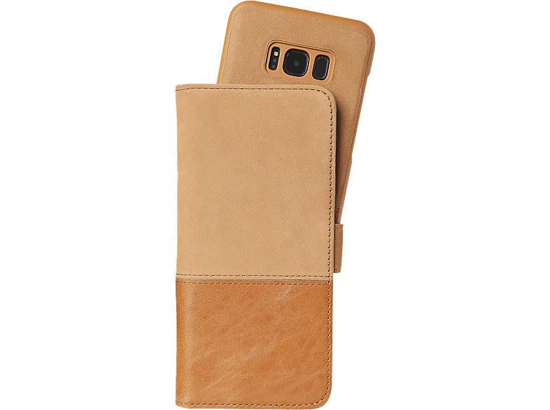 HOLDIT Samsung Galaxy S8 Plus Selected Wallet Magnetic Leather/Suede Bruin