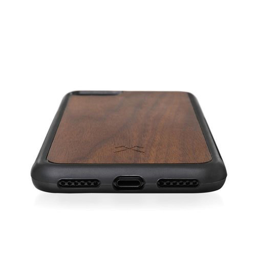 WOODCESSORIES EcoBumper, Backcover, Apple, iPhone X, Braun/Schwarz