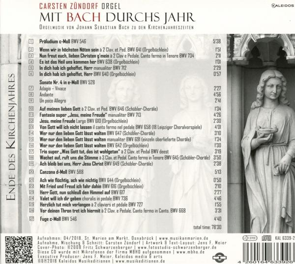 Carsten Zündorf - Mit Bach durchs Jahr,vol.6  - (CD)