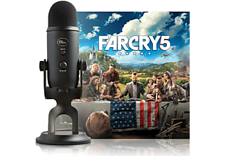 BLUE MICROPHONES Blackout Yeti + Far Cry 5 PC Version - Microphone (Nero)