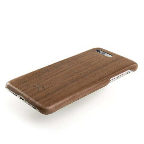 WOODCESSORIES ECO154 ECOCASE, Backcover, Apple, iPhone 7 Plus, iPhone 8 Plus, Walnuss/Schwarz