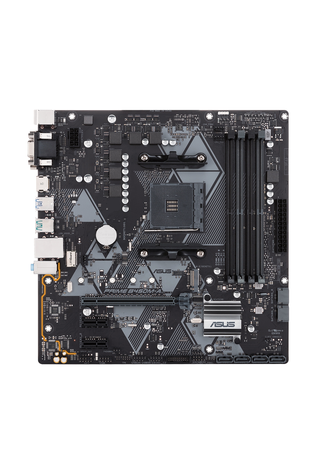 ASUS Prime B450-A Mainboard Schwarz