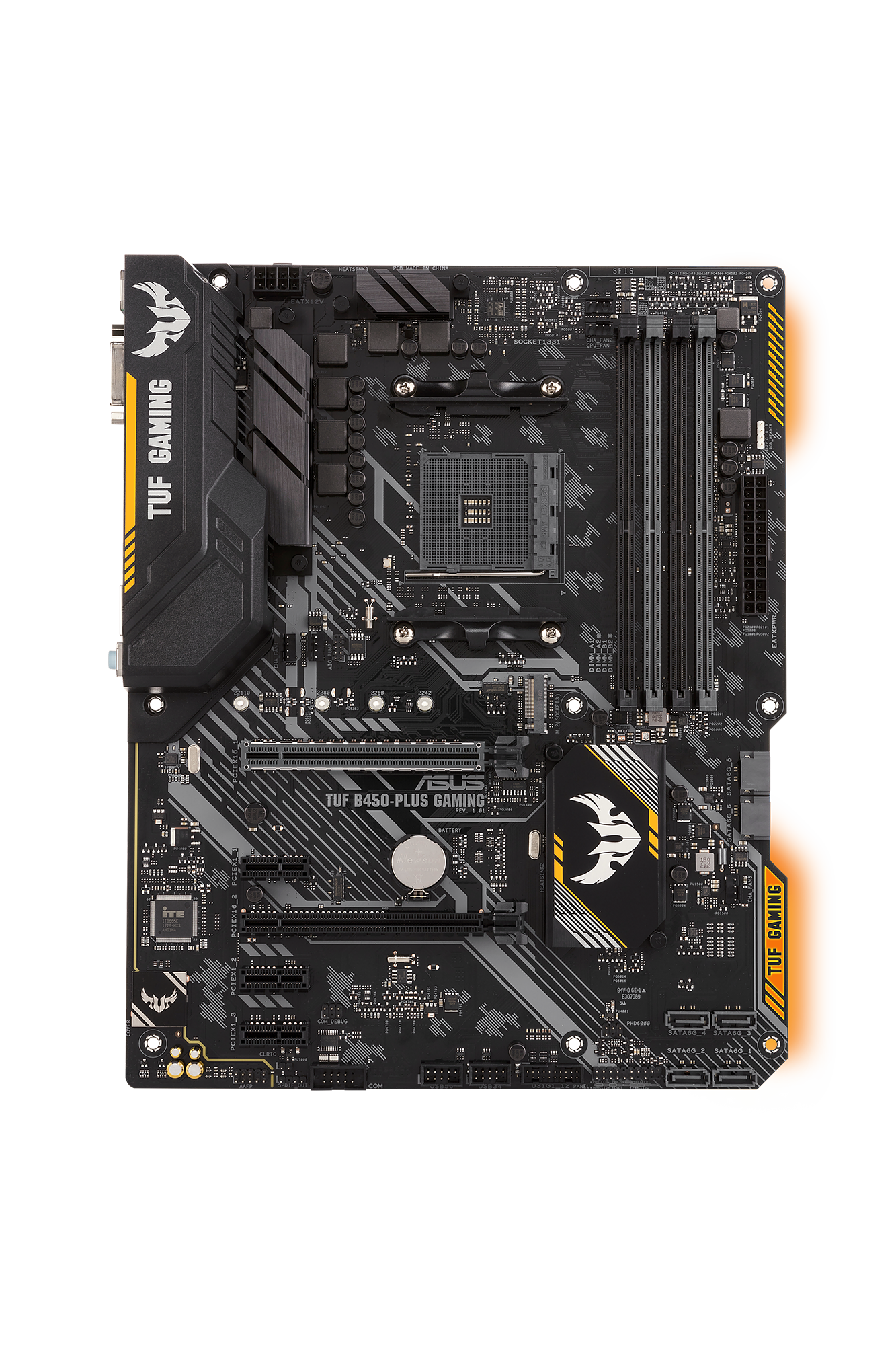 ASUS TUF Gaming B450 Plus Mainboard Schwarz