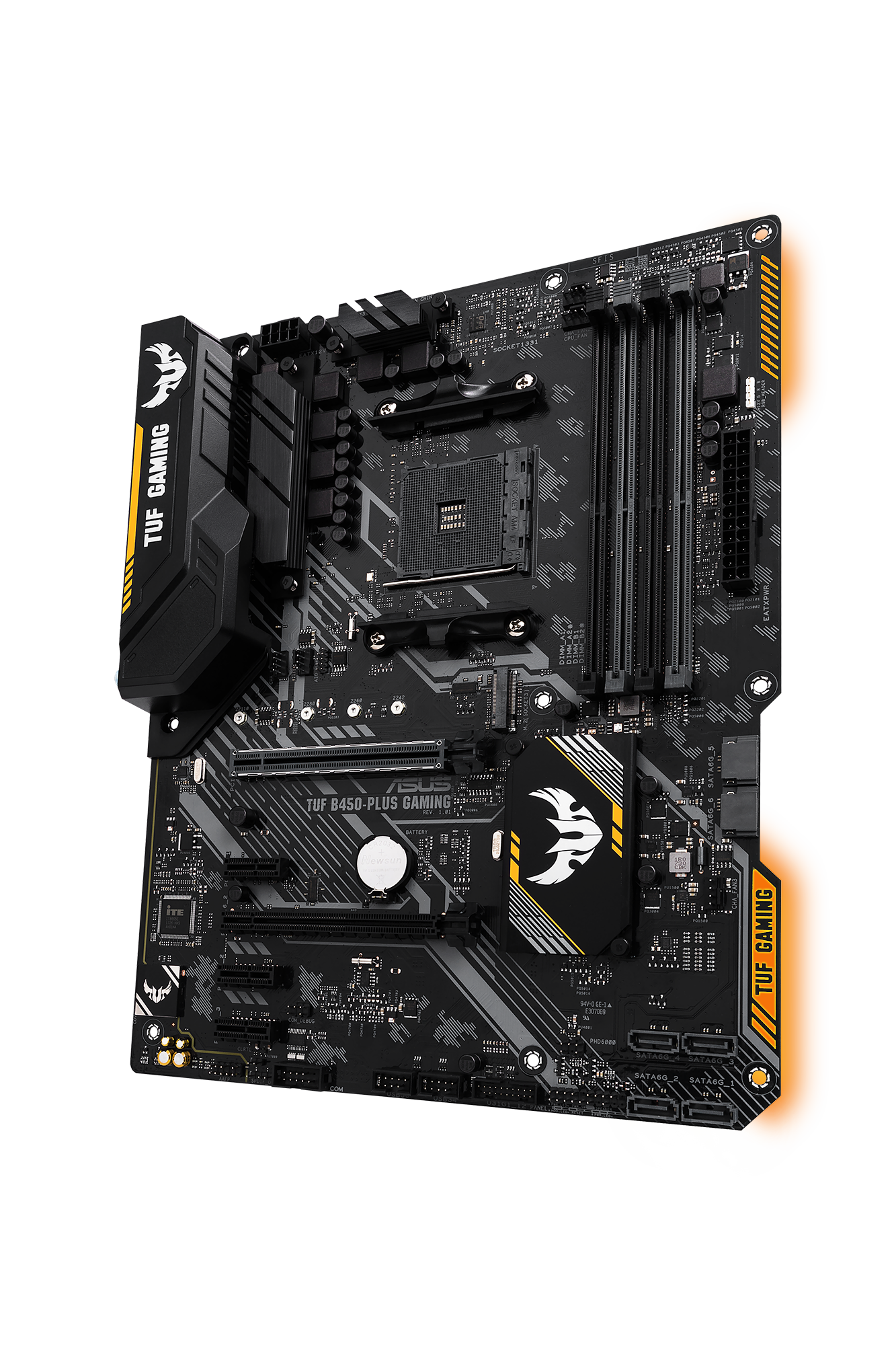 ASUS TUF Gaming B450 Plus Mainboard Schwarz
