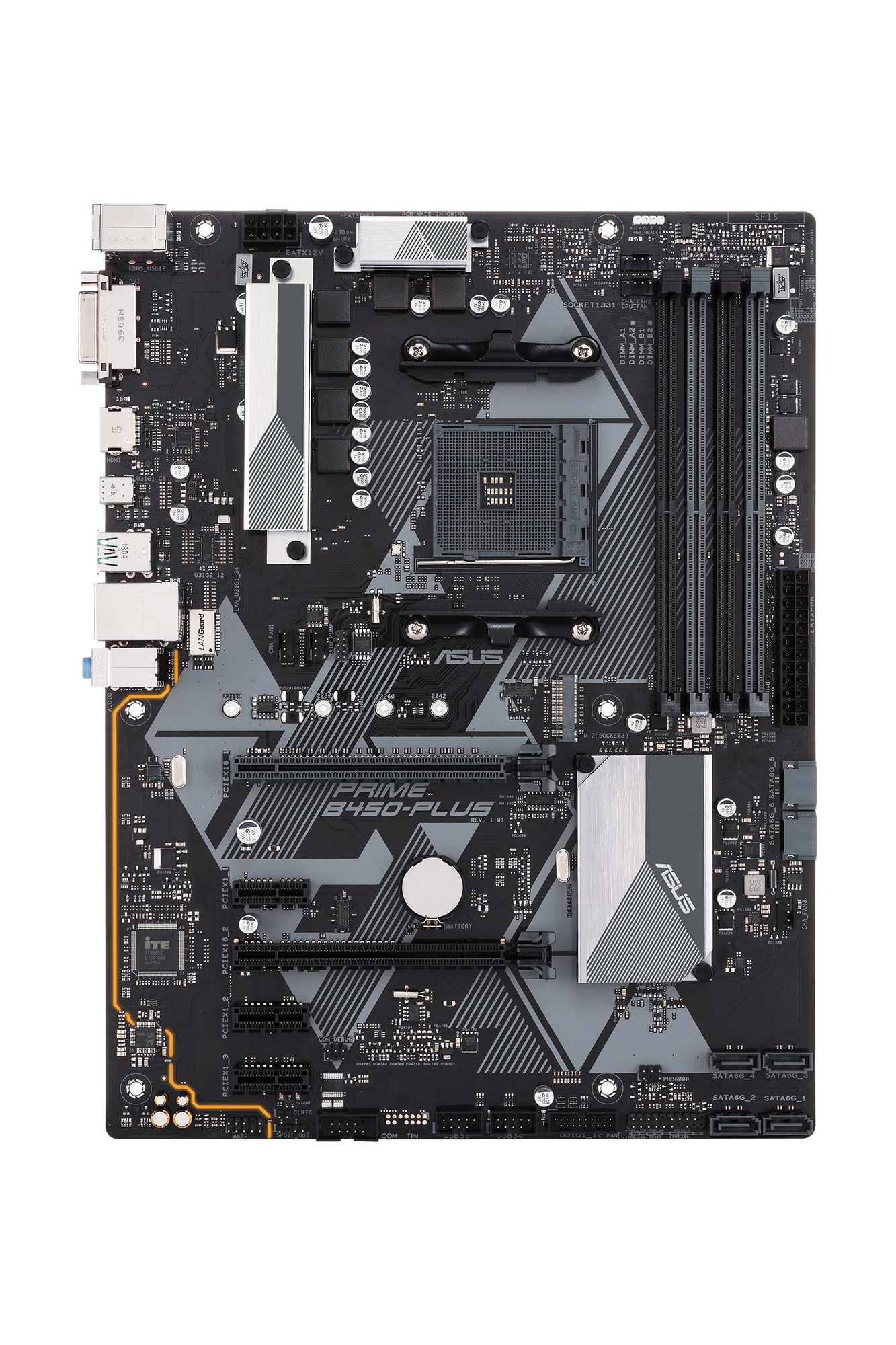 ASUS Prime B450-Plus Mainboard Schwarz