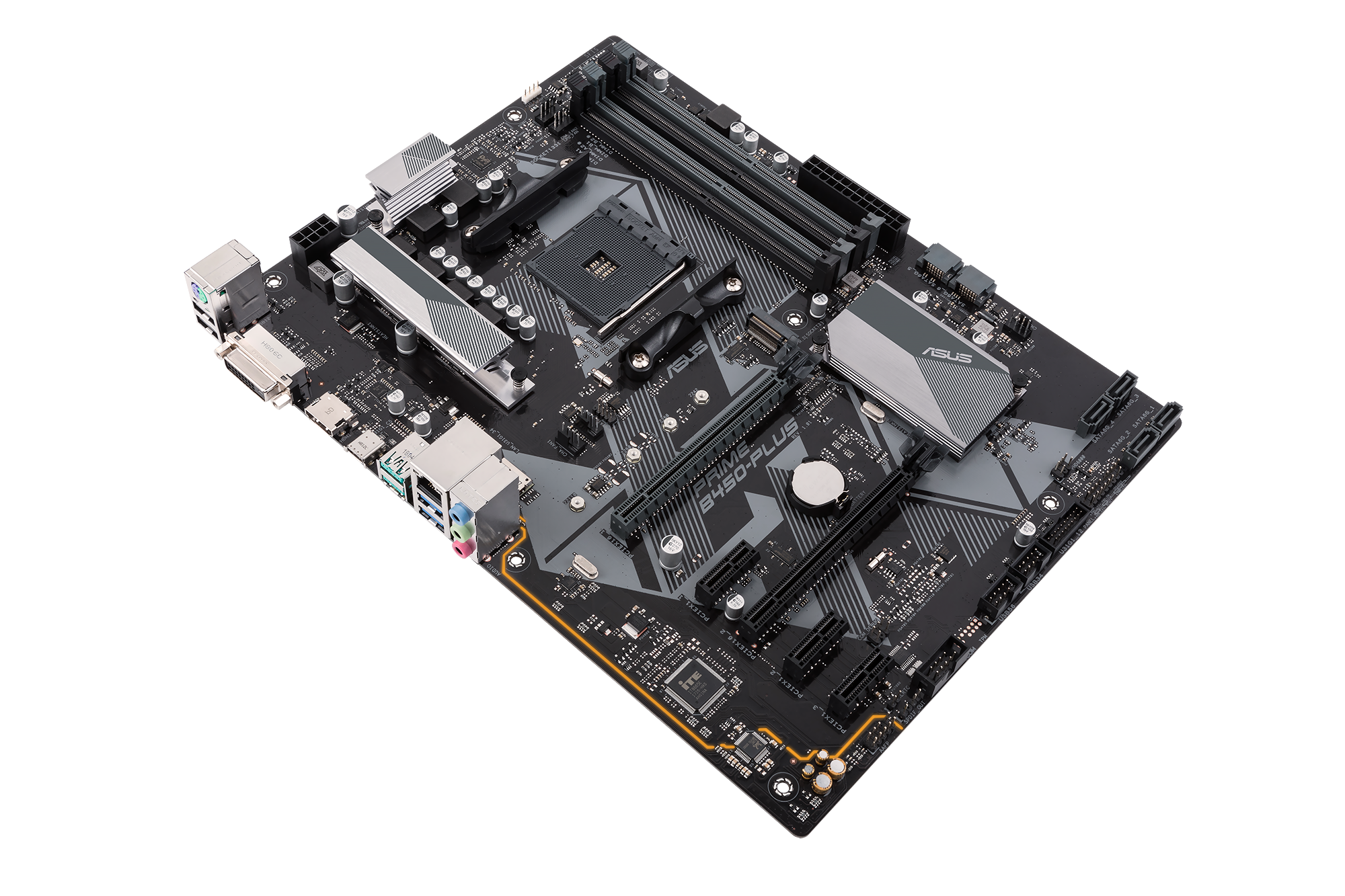 ASUS Prime B450-Plus Mainboard Schwarz