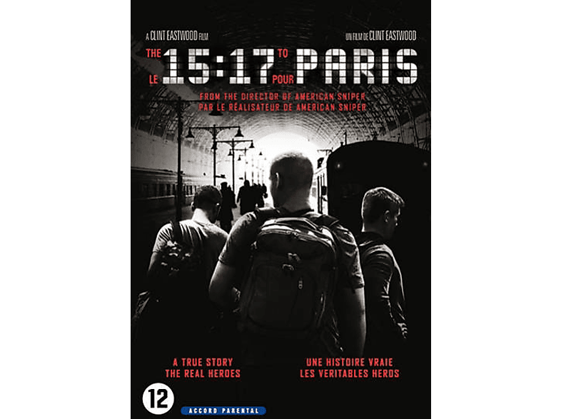 The 15h17 To Paris DVD