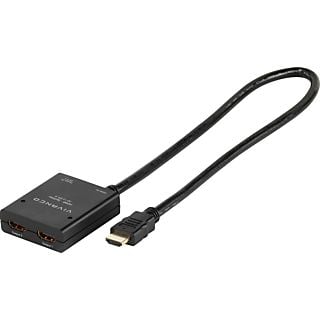 VIVANCO 47144 HDMI Verteiler, 1 auf 2