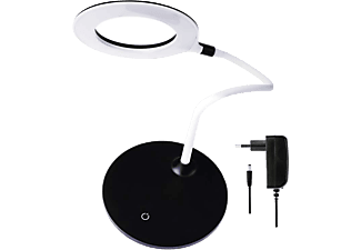 EMOS Bella LED asztali lámpa fekete-fehér, 7W, 400lm, dimmelhető (Z7598)