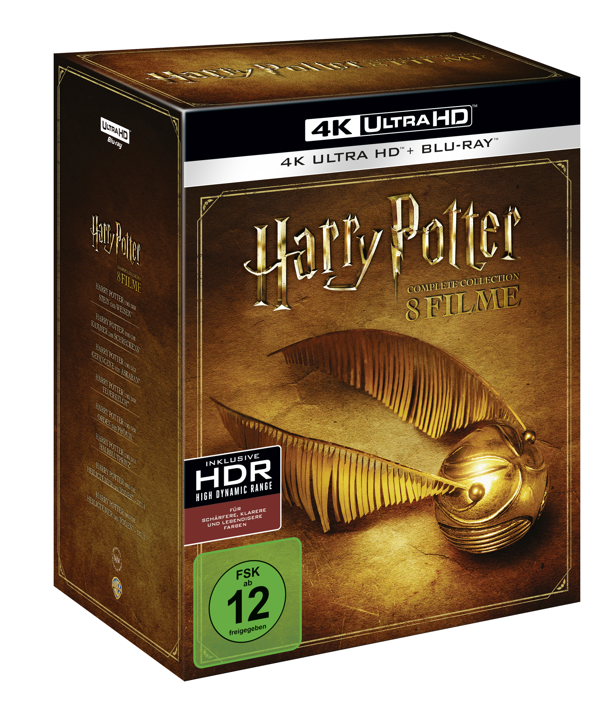 4K Harry Collection HD Blu-ray Potter 4K Ultra (16-Discs) Complete