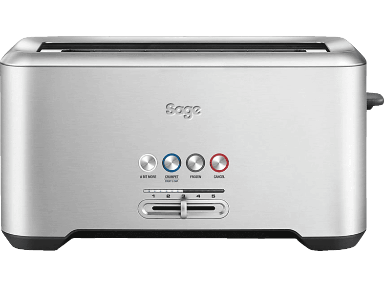 Toaster SAGE STA730BSS2EEU1 A Bit More Toaster Silber (1800 Watt