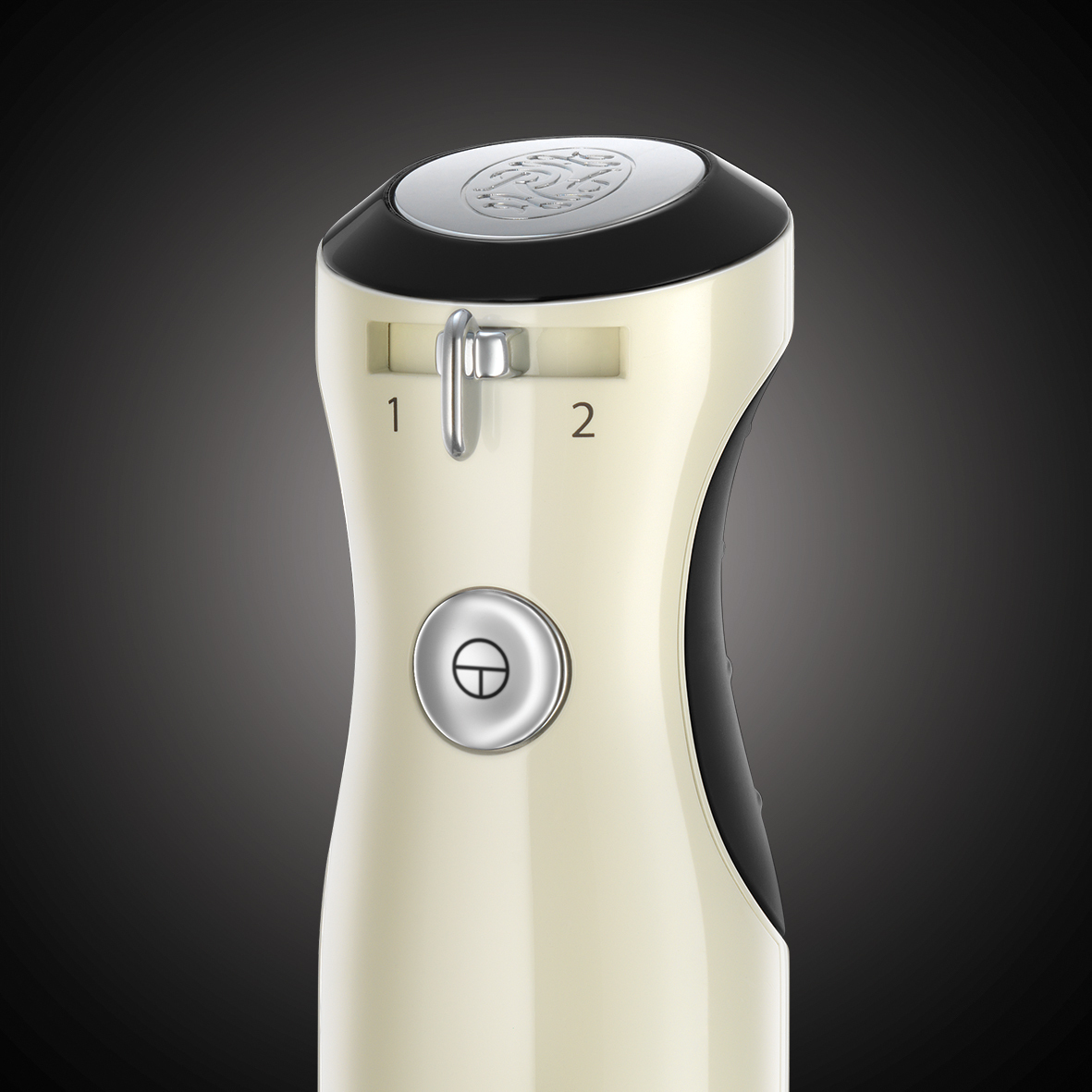 RUSSELL HOBBS 25232-56 Retro Vintage Stabmixer Creme/Silber/Schwarz (700 Watt, 1 l)
