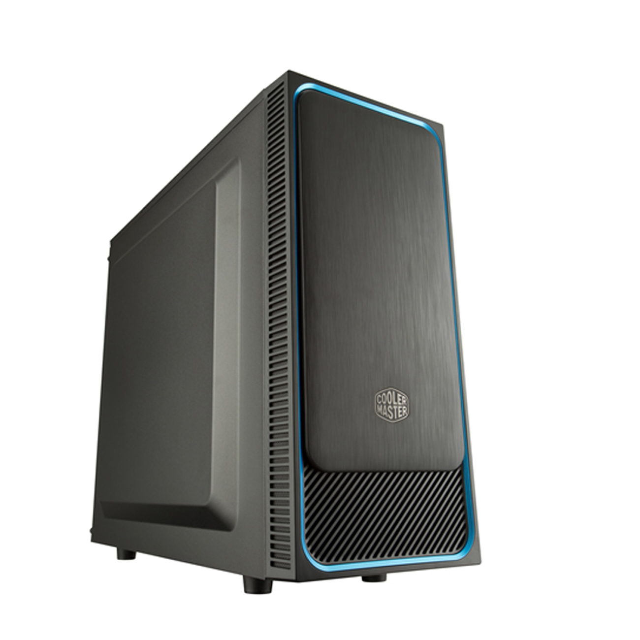 COOLER MASTER MasterBox E500L Blue Steel PC-Gehäuse, Schwarz