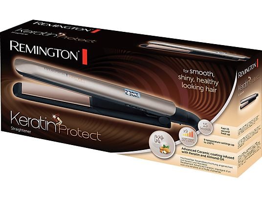 REMINGTON S8540 Keratin Protect - Fer à lisser (Beige)