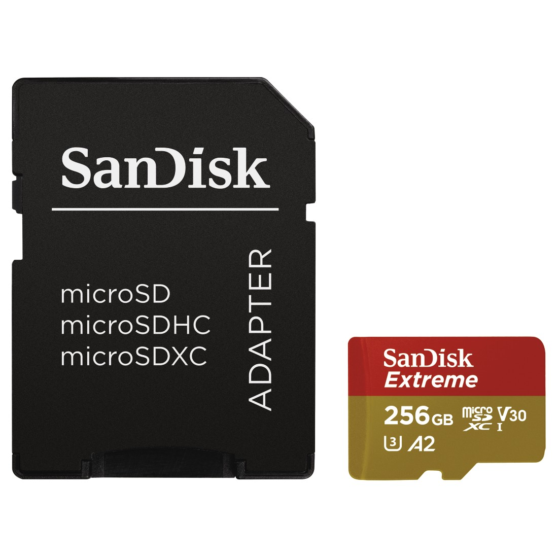 SANDISK Extreme, Micro-SDXC Speicherkarte, 256 GB, 160 MB/s