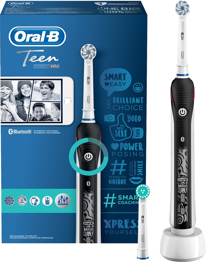 ORAL-B Teen Elektrische Zahnbürste Black