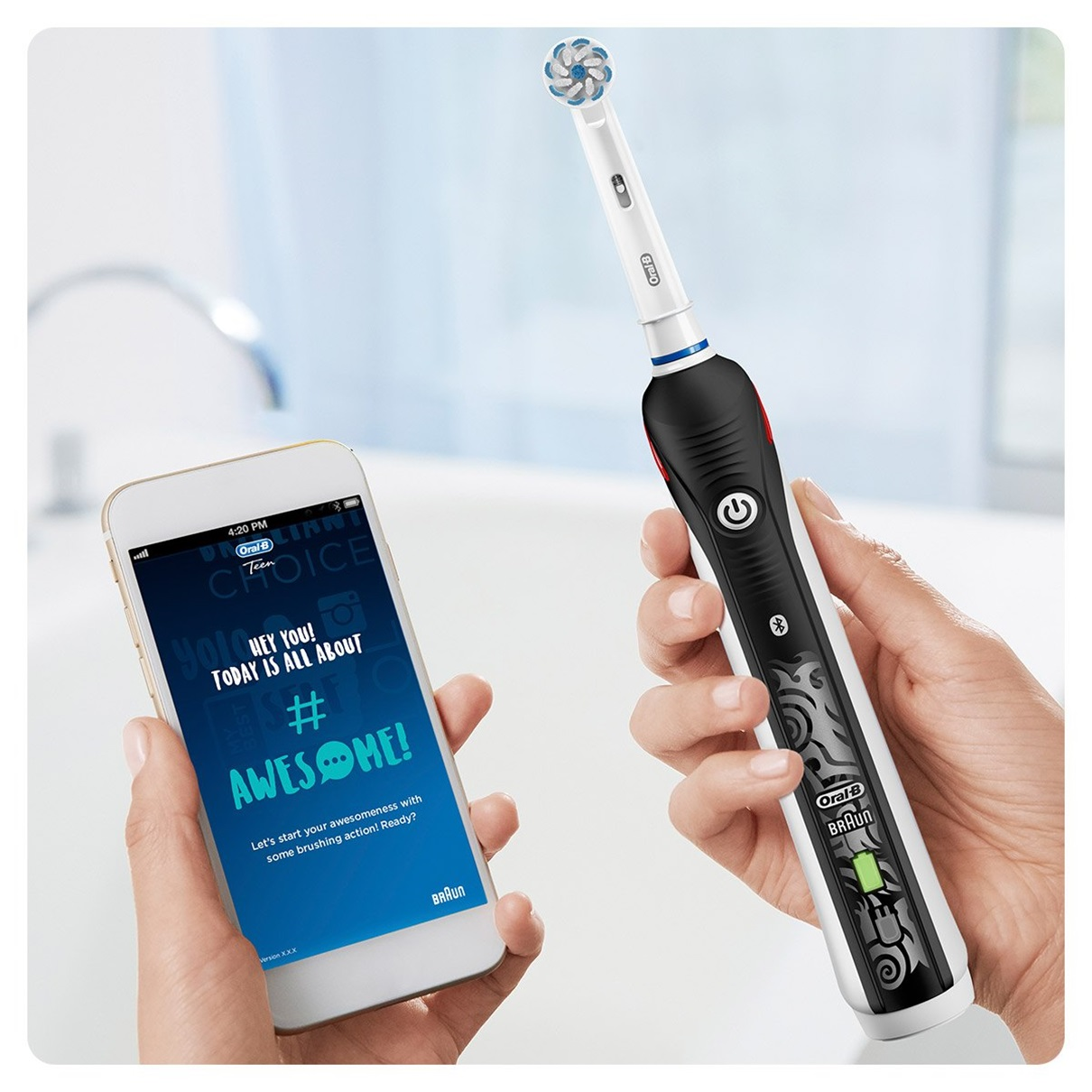 ORAL-B Teen Elektrische Zahnbürste Black