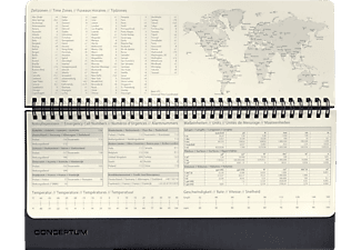 SIGEL C1980 Tischkalender Schwarz