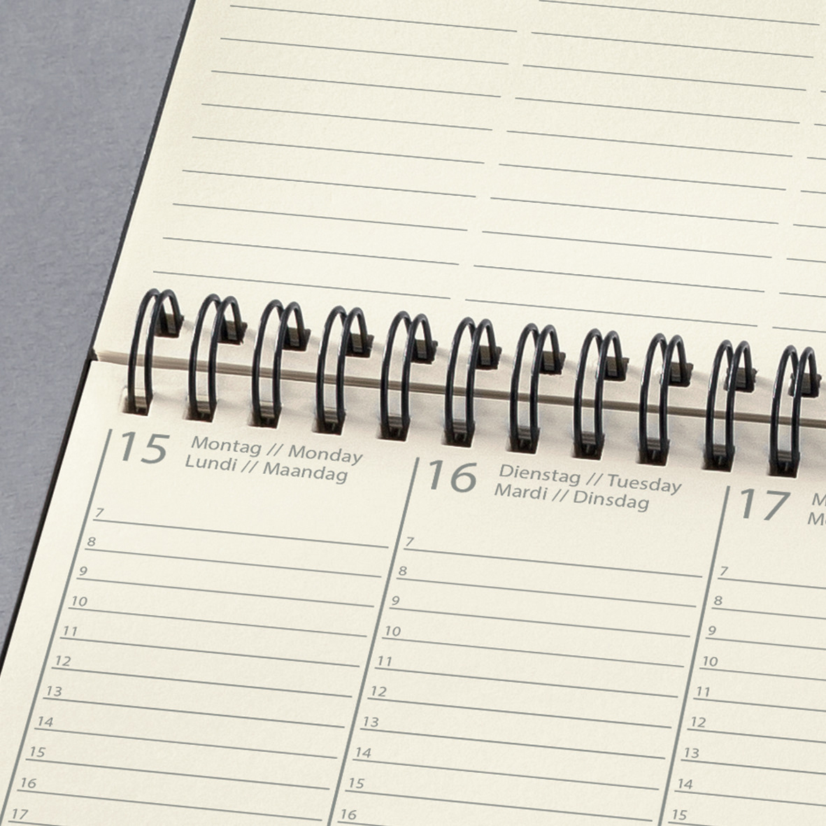 SIGEL C1980 Tischkalender Schwarz