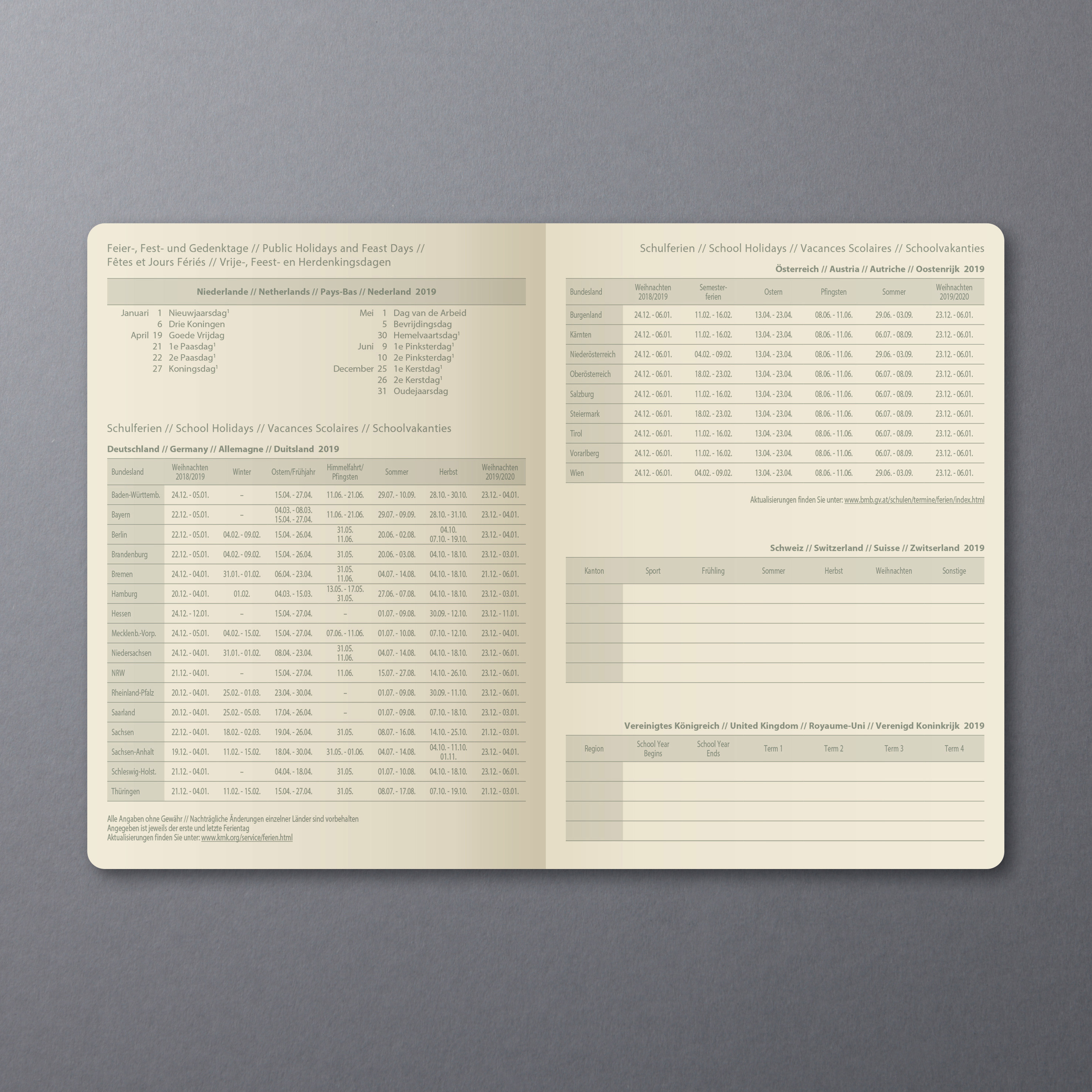 SIGEL C1920 Tageskalender Schwarz