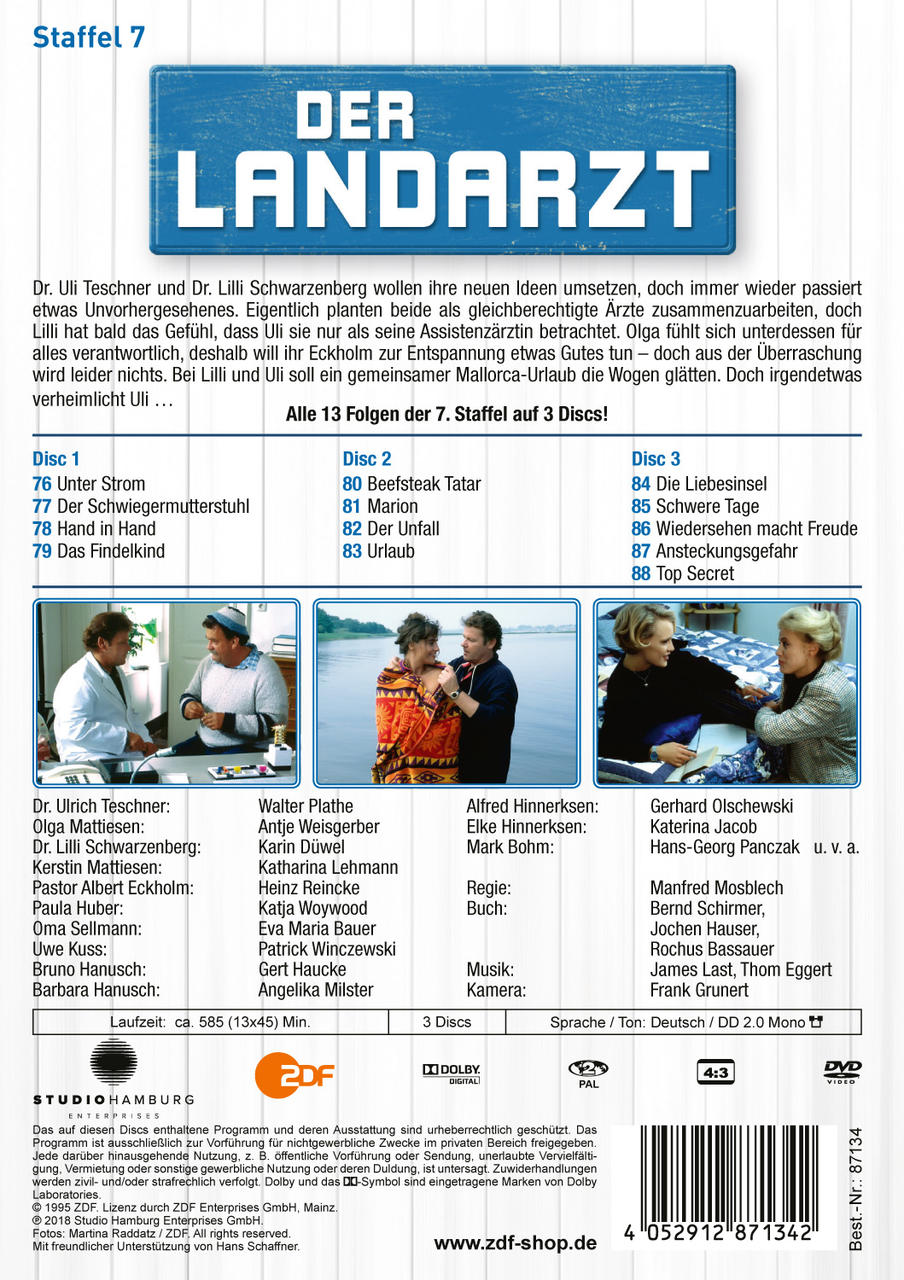 Der Landarzt - 7. Staffel DVD