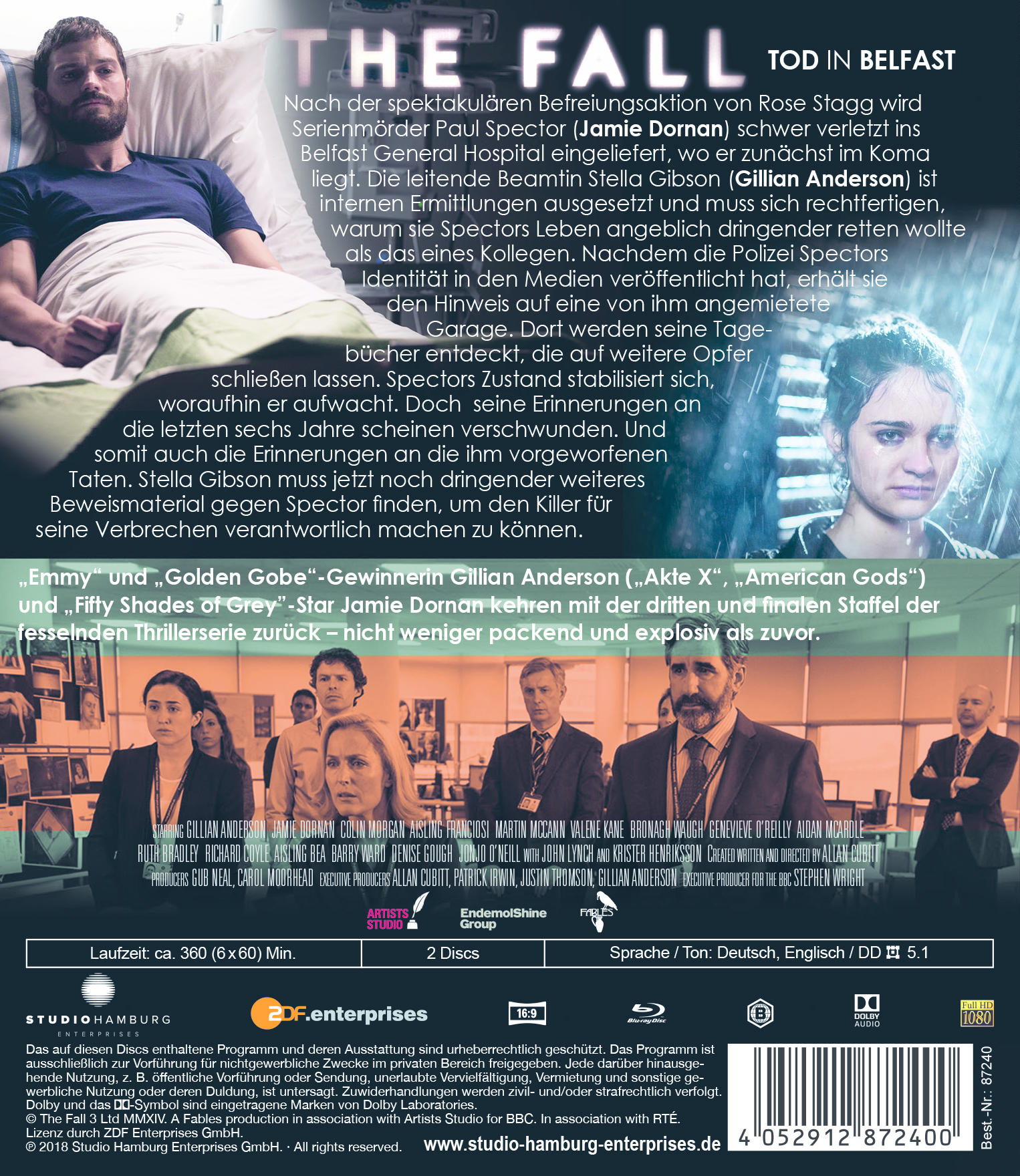The Fall - Tod in Belfast - Staffel 3 Blu-ray