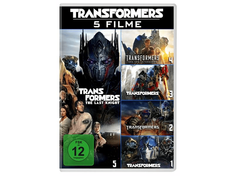 transformers 5 movie collection dvd