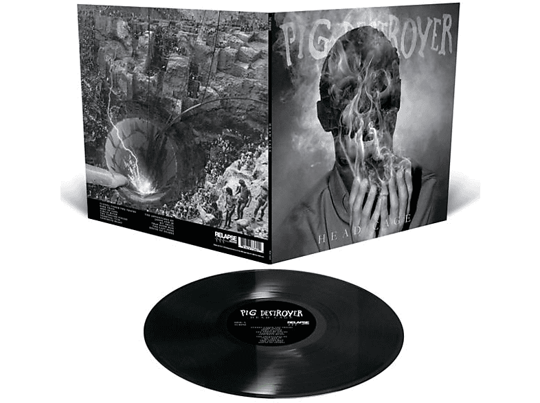 Pig Destroyer - Head (Black (Vinyl) LP+MP3) - Cage Gatefold