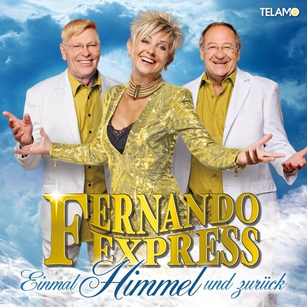 Albumcover mit einer Band aus drei Personen. Der Text lautet 'Fernando Express' in goldener Schrift.