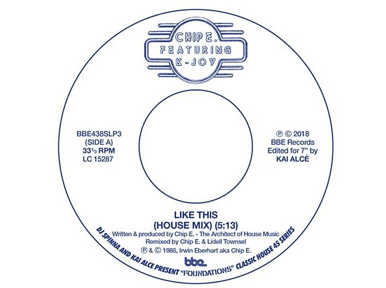 - K-joy Featuring - (House E Mix) (Vinyl) Like This Chip