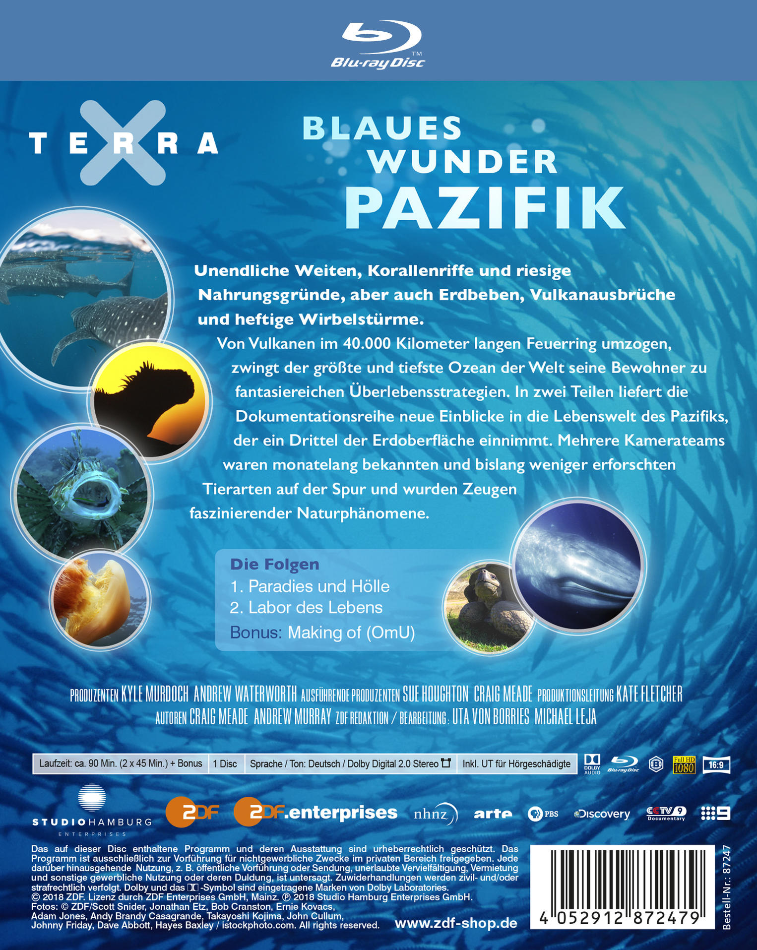 Wunder Blu-ray Pazifik Terra Blaues X: