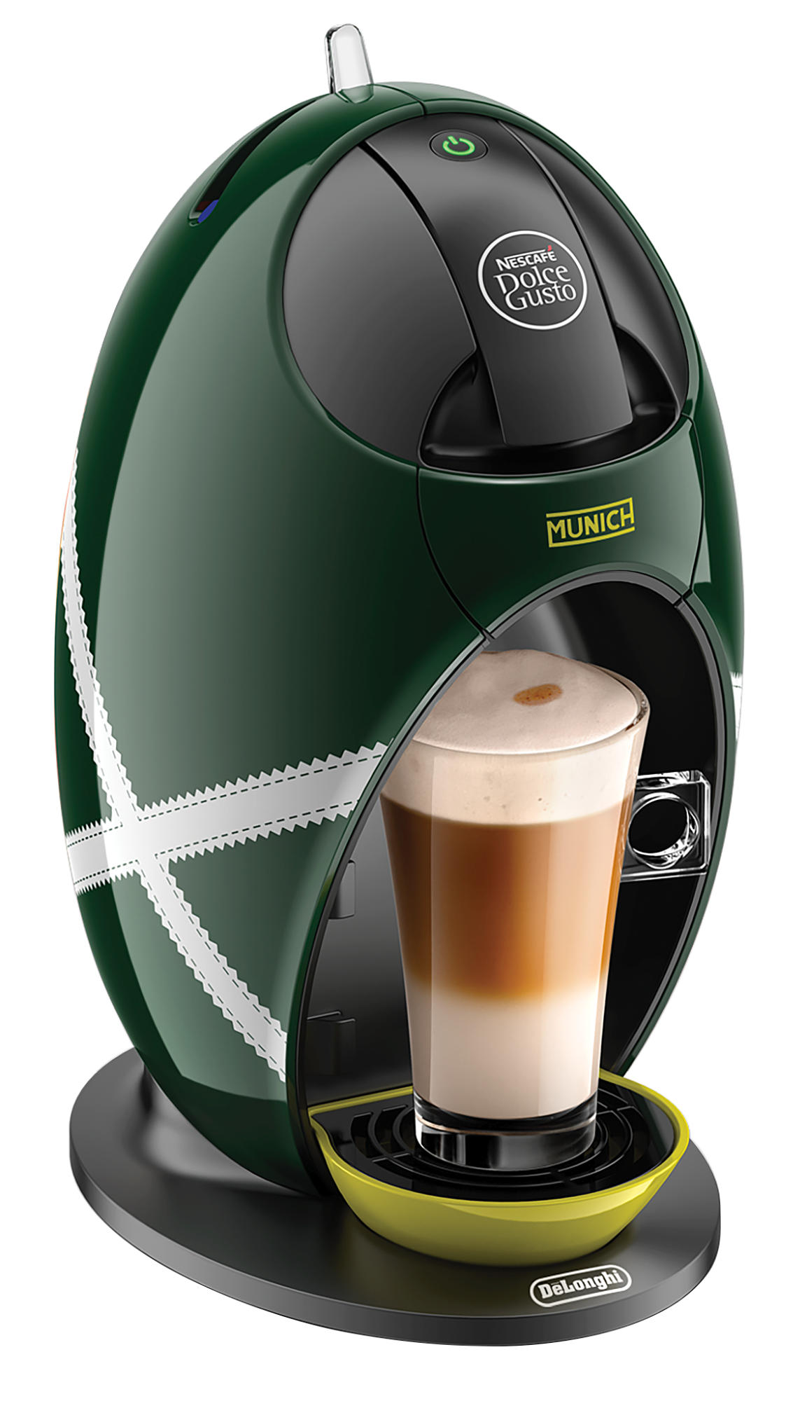 Cafetera de cápsulas - DeLonghi EDG 250 GRX Munich, 15 bares, Apagado automático