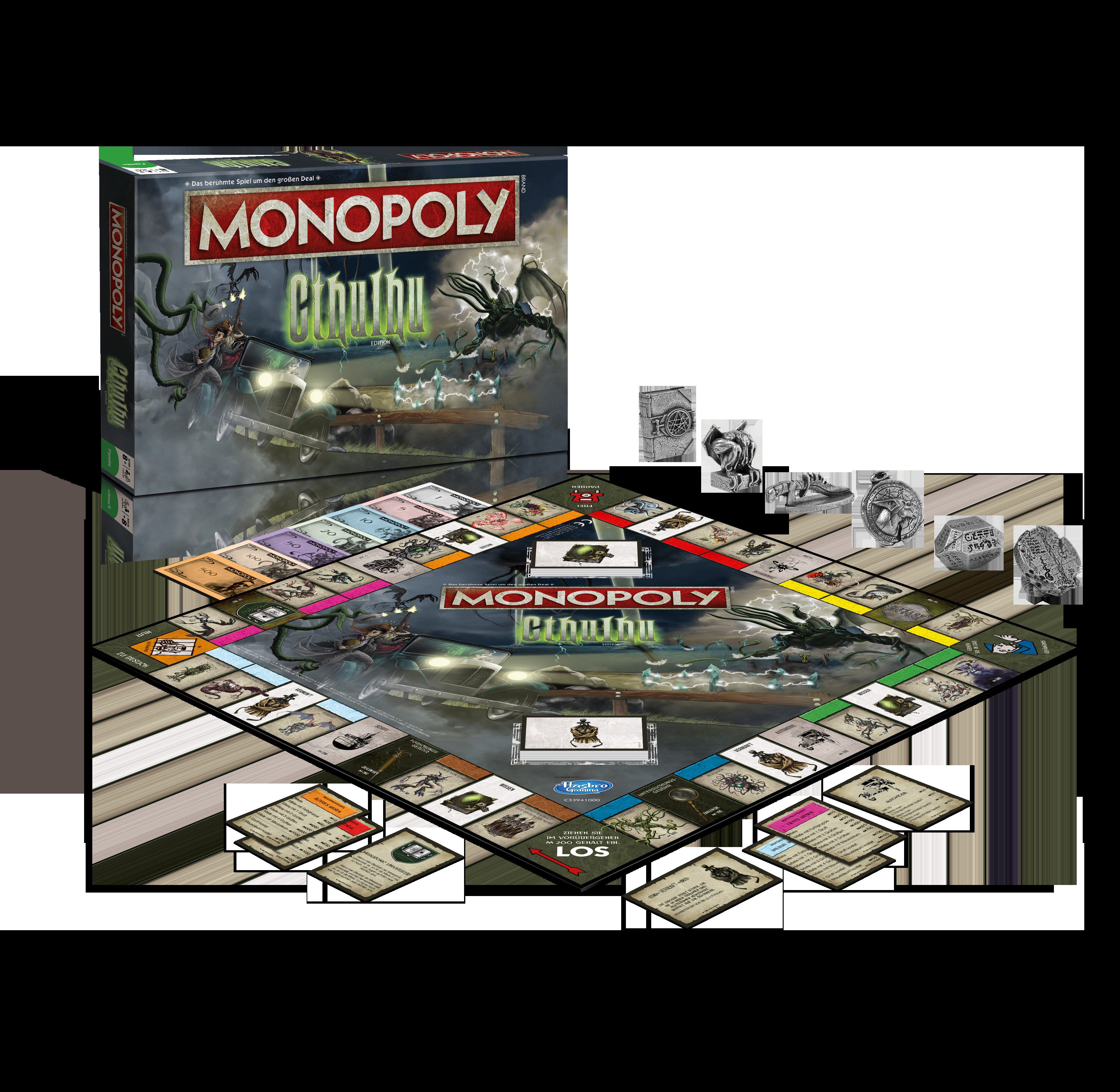 WINNING MOVES Monopoly Cthulu Gesellschaftsspiel Mehrfarbig