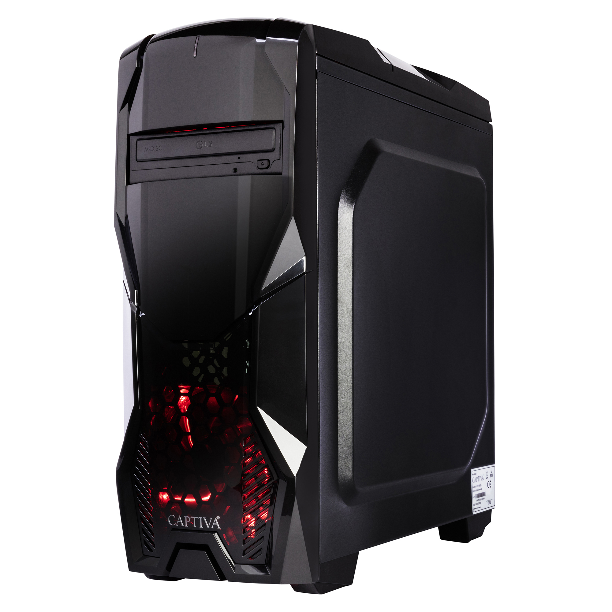 CAPTIVA Gaming  R45-862 - AMD Ryzen™ 5 2600X - 16 GB - 240 GB - NVIDIA GeForce® GTX 1070 Ti - Windows 10 (64 Bit)