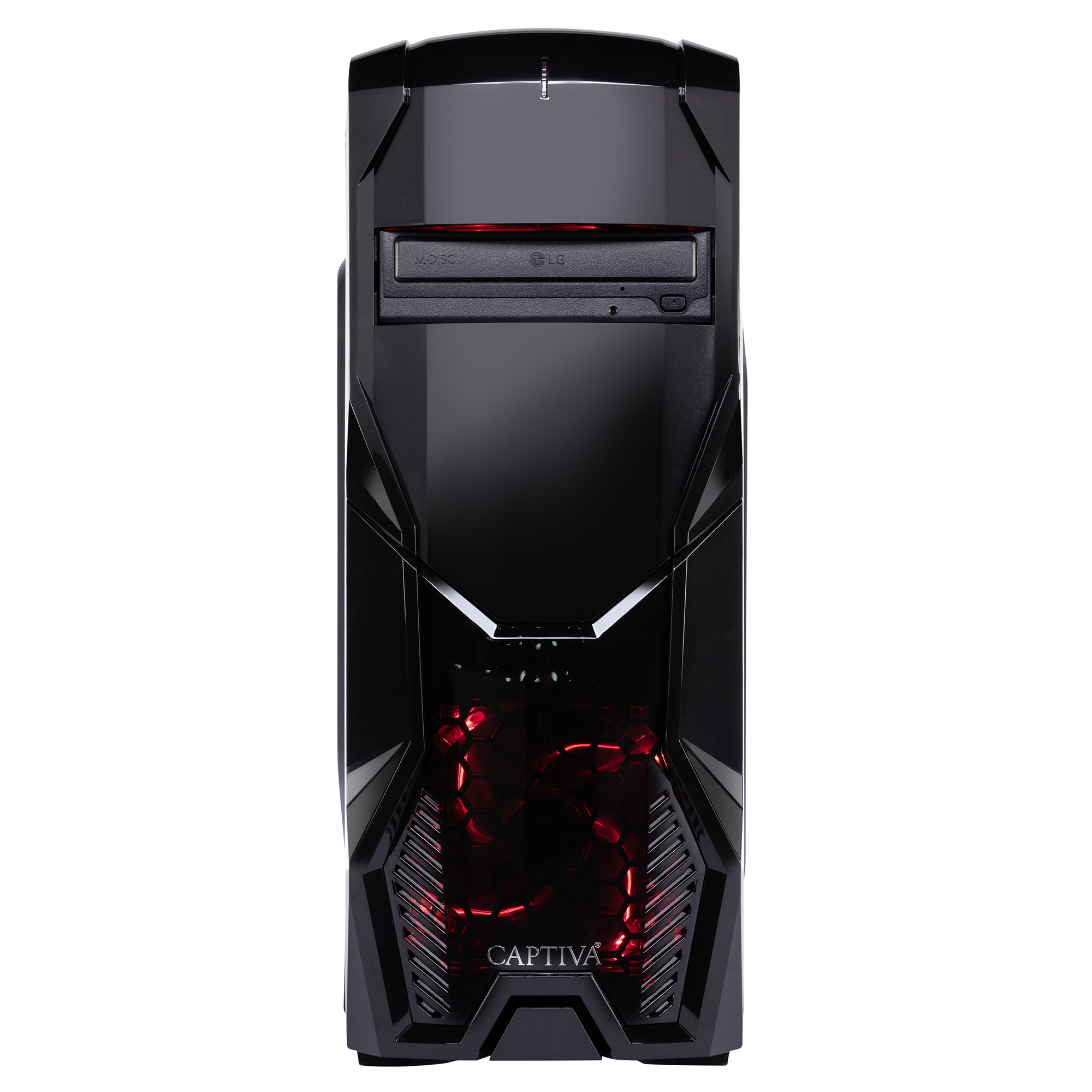 CAPTIVA Gaming  R45-862 - AMD Ryzen™ 5 2600X - 16 GB - 240 GB - NVIDIA GeForce® GTX 1070 Ti - Windows 10 (64 Bit)