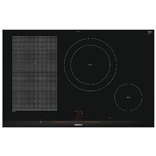 Placa inducción - Siemens EX875LEC1E, 4 zonas, 28 cm, Negro