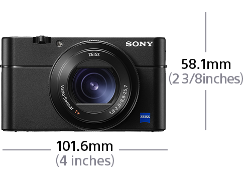 DSC-RX100 2.9x Xtra Zoom, SONY WLAN Schwarz, Zeiss Digitalkamera opt. , Cyber-shot NFC Fine/TFT-LCD, VA