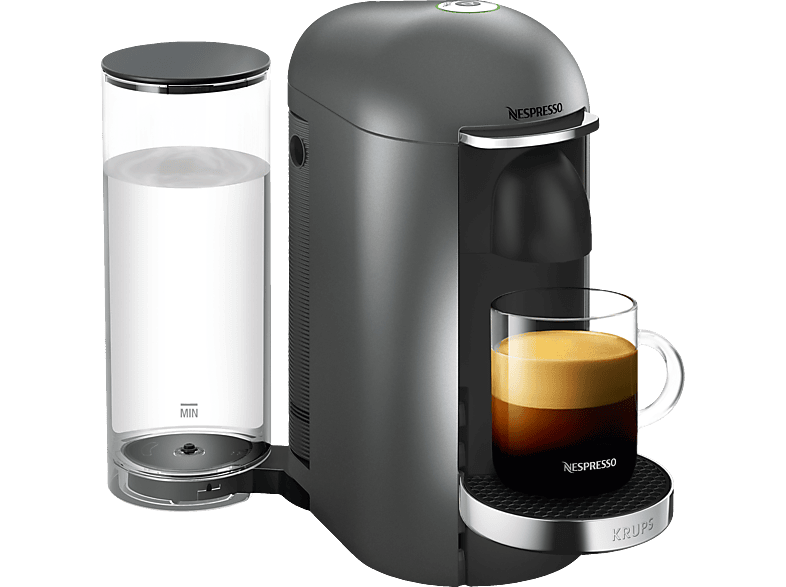 Krups 900t Nespresso Vertuo Plus Kapselmaschine Titanium Mediamarkt