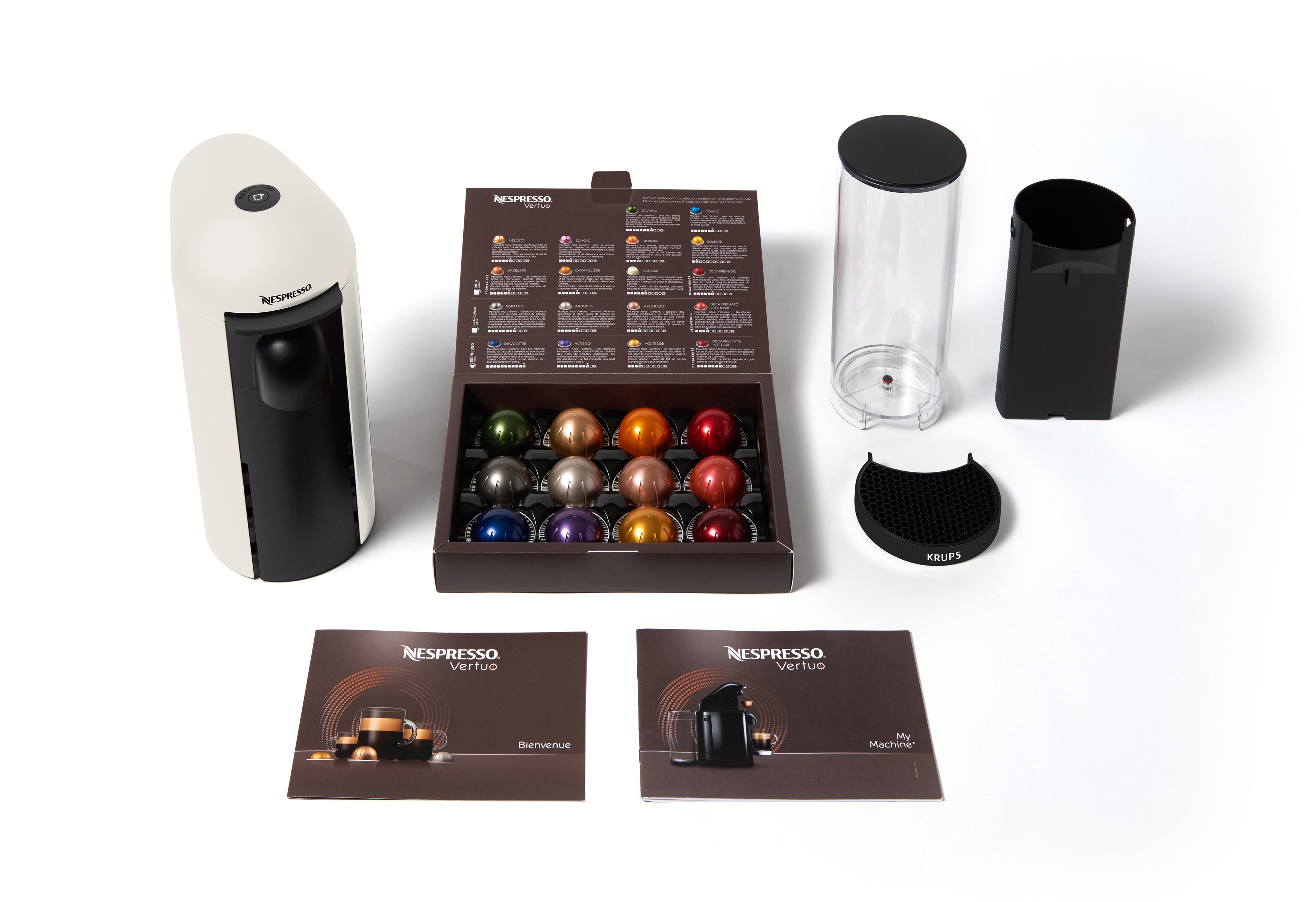 KRUPS XN9031 Nespresso Vertuo Plus Kapselmaschine Weiß