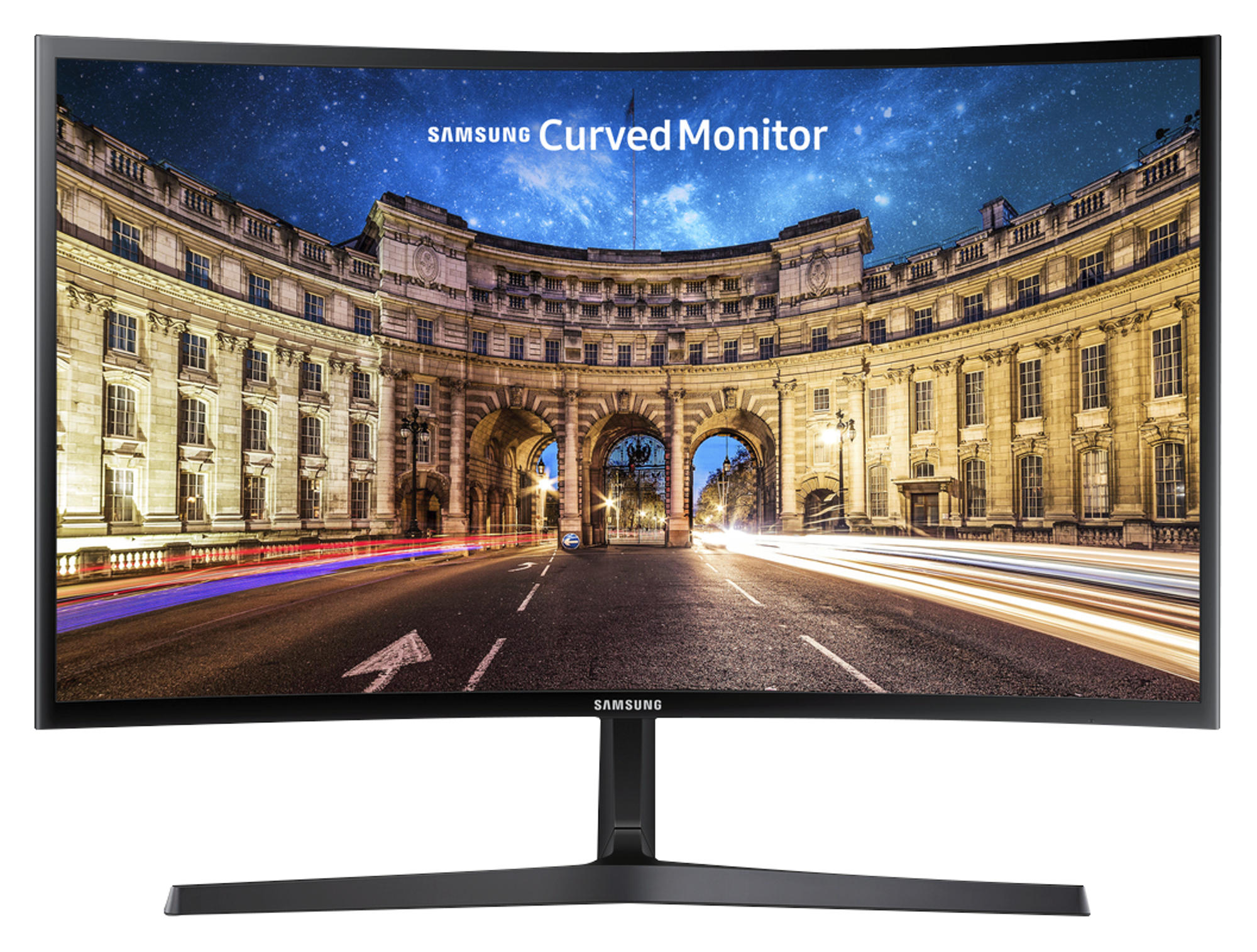 Monitor - Samsung LC27F396, 27", Curvo1800R, Full HD, 250 Cd/M2, Negro