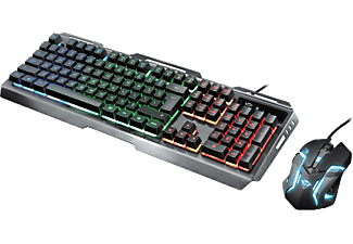 TRUST 22895 GXT845 Tural Kablolu Gaming Klavye Ve Mouse Set