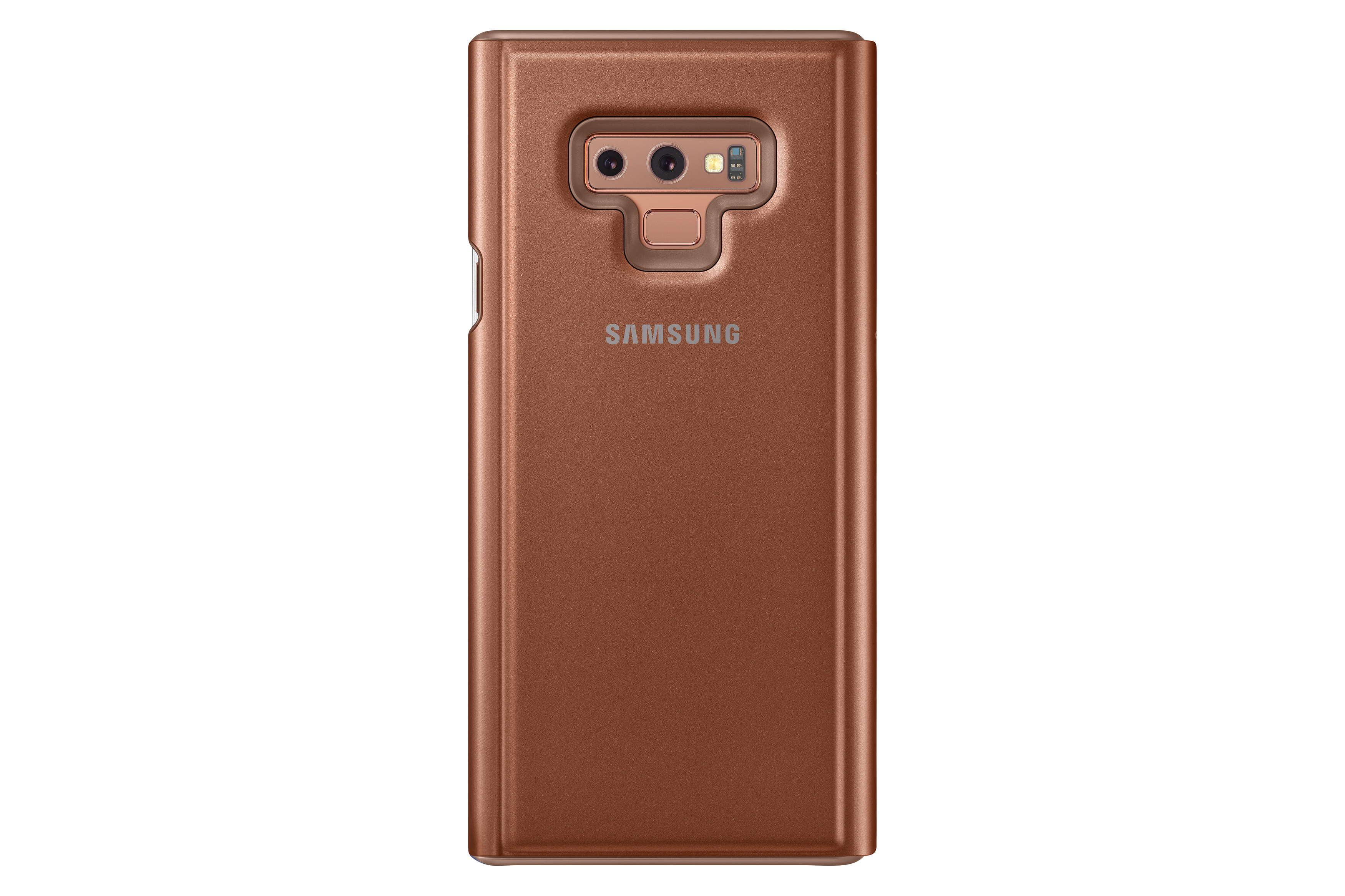 SAMSUNG Clear View Standing, Bookcover, Samsung, Galaxy Note 9, Braun