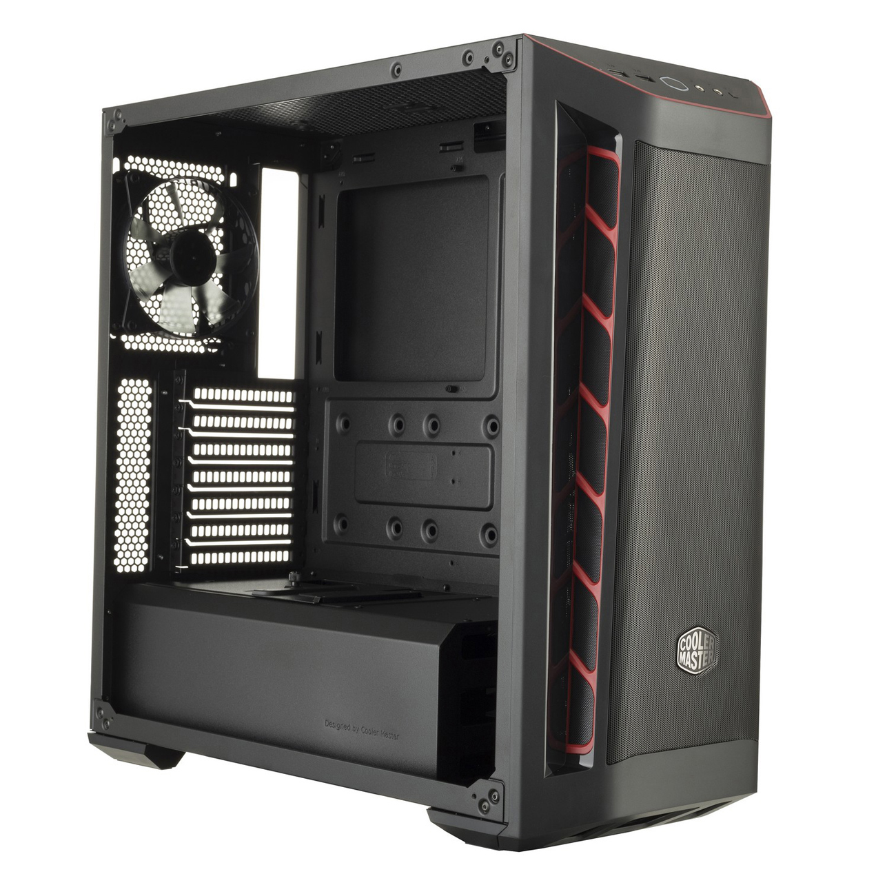 COOLER MASTER Masterbox MB511 Mesh Red PC-Gehäuse